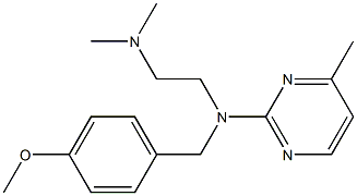 N-[2-(Dimethylamino)ethyl]-N-(4-methoxybenzyl)-4-methylpyrimidin-2-amine Struktur