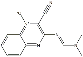 3-[(Dimethylaminomethylene)amino]quinoxaline-2-carbonitrile 1-oxide Struktur