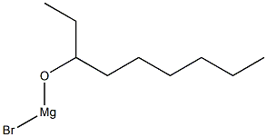 1-Ethylheptyloxymagnesium bromide Struktur