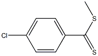 4-Chlorodithiobenzoic acid methyl ester Struktur