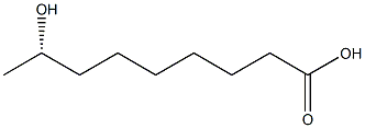 [S,(+)]-8-Hydroxynonanoic acid Struktur