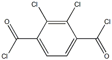 2,3-Dichloroterephthalic acid dichloride Struktur