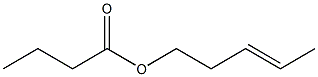 Butanoic acid 3-pentenyl ester Struktur