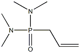 Allylbis(dimethylamino)phosphine oxide Struktur