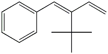 (1Z)-1-Phenyl-2-tert-butyl-1,3-butadiene Struktur