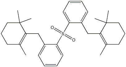 (2,6,6-Trimethyl-1-cyclohexenylmethyl)phenyl sulfone Struktur