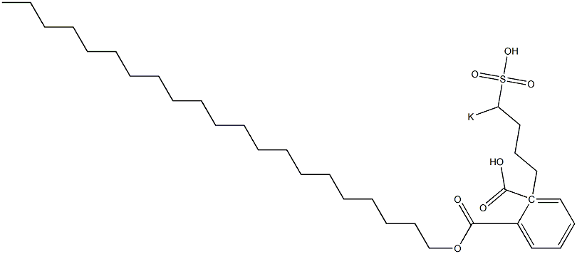 Phthalic acid 1-henicosyl 2-(4-potassiosulfobutyl) ester Struktur