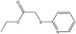 (2-Pyridylthio)acetic acid ethyl ester Struktur