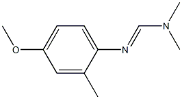 N1,N1-Dimethyl-N2-(4-methoxy-2-methylphenyl)formamidine Struktur