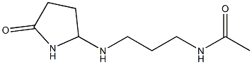 4-[(3-Acetylaminopropyl)amino]butanoic acid 1,4-lactam Struktur