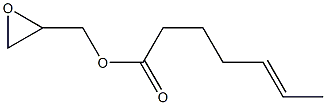 5-Heptenoic acid glycidyl ester Struktur