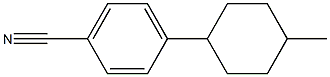 4-Methyl-4'-cyanophenylcyclohexane Struktur