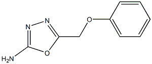 2-Amino-5-phenoxymethyl-1,3,4-oxadiazole Struktur