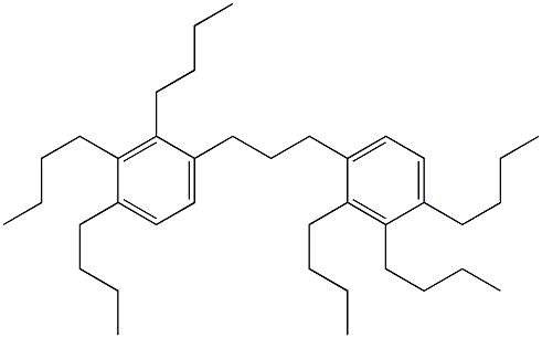 4,4'-(1,3-Propanediyl)bis(1,2,3-tributylbenzene) Struktur