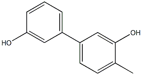 4-Methyl-1,1'-biphenyl-3,3'-diol Struktur