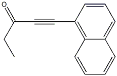 1-(1-Naphthalenyl)-1-pentyn-3-one Struktur