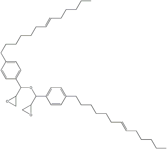 4-(7-Tridecenyl)phenylglycidyl ether Struktur