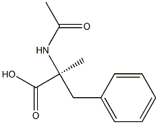 (2S)-2-(Acetylamino)-2-benzylpropionic acid Struktur