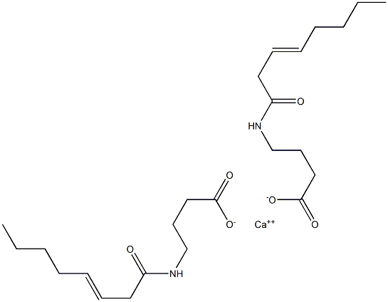 Bis[4-(3-octenoylamino)butyric acid]calcium salt Struktur