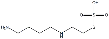 Thiosulfuric acid S-[2-[(4-aminobutyl)amino]ethyl] ester Struktur