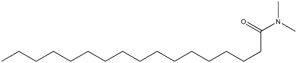 N,N-Dimethylheptadecanamide Struktur