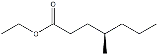 [R,(-)]-4-Methylheptanoic acid ethyl ester Struktur