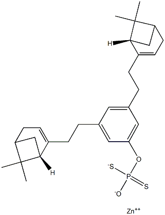 (3,5-Dinonylphenyloxy)dithiophosphonic acid S,S-zinc salt Struktur