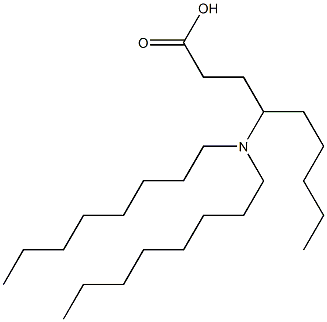 4-(Dioctylamino)nonanoic acid Struktur