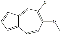 5-Chloro-6-methoxyazulene Struktur