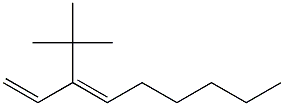 (3Z)-3-tert-Butyl-1,3-nonadiene Struktur