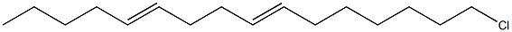 16-Chloro-5,9-hexadecadiene Struktur