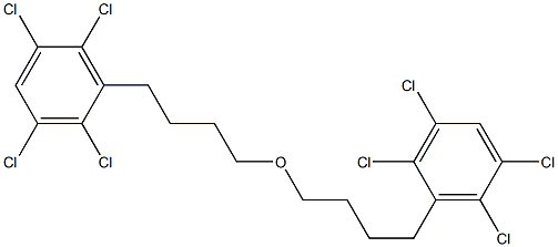 2,3,5,6-Tetrachlorophenylbutyl ether Struktur