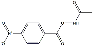 N-Acetyl-O-(4-nitrobenzoyl)hydroxylamine Struktur