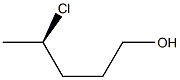 [R,(-)]-4-Chloro-1-pentanol Struktur