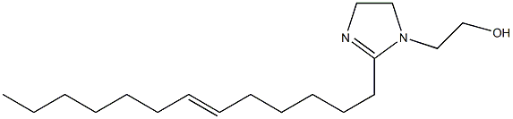 2-(6-Tridecenyl)-2-imidazoline-1-ethanol Struktur