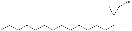 1,2-Epoxyhexadecan-1-ol Struktur