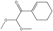 1-(Dimethoxyacetyl)cyclohexene Struktur