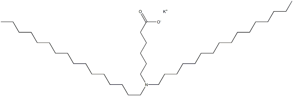 6-(Dihexadecylamino)hexanoic acid potassium salt Struktur