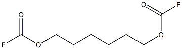 Bis(fluoroformic acid)1,6-hexanediyl ester Struktur