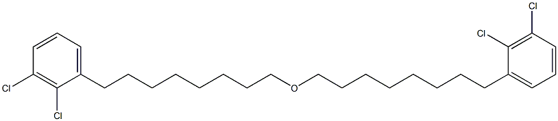 2,3-Dichlorophenyloctyl ether Struktur