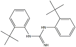 1,3-Bis(2-tert-butylphenyl)guanidine Struktur