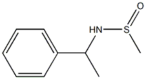 N-(1-Phenylethyl)methanesulfinamide Struktur