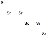 Scandium pentastrontium Struktur