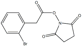 2-Bromobenzeneacetic acid succinimidyl ester Struktur