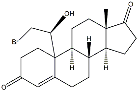 10-[(S)-2-Bromo-1-hydroxyethyl]estr-4-ene-3,17-dione Struktur