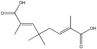 Bismethacrylic acid 1,1-dimethylethylene ester Struktur