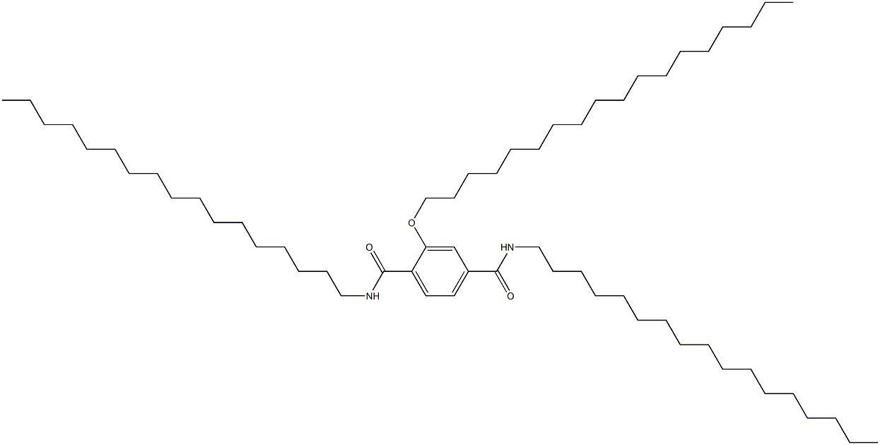 2-(Octadecyloxy)-N,N'-diheptadecylterephthalamide Struktur