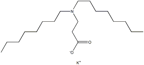 3-(ジオクチルアミノ)プロパン酸カリウム 化學(xué)構(gòu)造式