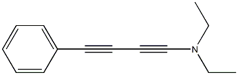 4-Phenyl-1-(diethylamino)-1,3-butanediyne Struktur