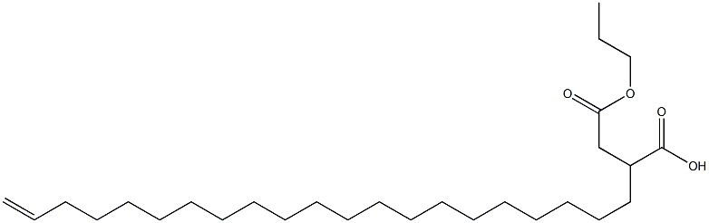 2-(20-Henicosenyl)succinic acid 1-hydrogen 4-propyl ester Struktur